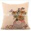 Multi-colored printed linen cotton oriental cushion cover for home decoration