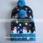 Hot sale knitted christmas hat crochet Led beanie hats