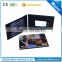 2016 Fashion A4 Paper gift Business Card 5.0 inches lcd Video Invitation Card A4 Video book with 256MB battery