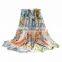 New Arrival Classical Design 100% Ashmere Multicolor Lady Scarf