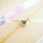 Wholesale Emerald Jewelry Ladies Stainless Steel Gold Fake Emerald Bracelet Wholesale