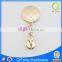 HS-028 fancy metallic zippers custom metal round simple design