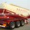 3 Axle 36 - 42 Cbm Tanker Truck Cement Bulk Tank Tractor Trailer in tz