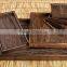 Japan market antique paulownia wood tray,burn wood tray,antique square tray
