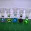 2 oz colorfull ball base Cocktails glass