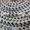 DOCK line|creative boat|High Quality 2mm-50mm| Pre-Spliced |Double braidPE | white with black reflective plus stell chain