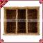Water hyacinth woven basket with dividers trunk shaped magazine holder