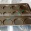 15 Indents teflon coated Hamburger Bun Pan(Non-stick), hamburger baking tray for sale