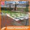 China multi-span glass greenhouse hydroponic systems for agriculture