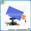 Metal free staning post card display stand