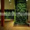 fake green wall hot sale hotel artificial leaf wall(110X50cm)