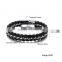 mens leather bracelet fashion bracelets 2017 real cow leather bracelet