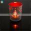 Cylinder shape glass candle jar