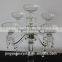 Jingyage wedding crystal table flower candelabra centerpiece