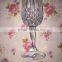 2015 New design clear embossed champagne Glass cup &Wine glass & Goblet