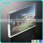  supplier rectangle shape blank plastic acrylic photo frame fridge magnet with picture insert