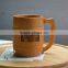Promotion large-capacity wooden drinking mugs/ wood drinking cup