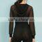 Blouse Neck Designs Cutting Latest Blouse Designs for Back Woman Blouse with Hoodies