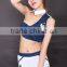 One shoulder crop top and short pants sexy women costume BB0027