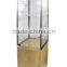 Acrylic Metal Rectangular Countertop and Collectible CasesDisplay