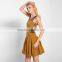 Maxnegio sexy club pleat lace up prom dress