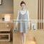 2017 wholesale spring maternity clothes autumn long sleeve suspender dress suit for pregnant women