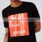 China Supplier Men Cotton Front Screen Printing/Plastic Printing T Shirts