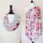 Floral Nursing Scarf - Nursing Cover Scarf - Christmas Gift for Mom - Pink Breastfeeding Cover - New Mom Gift - Baby Shower Gift