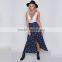 Hottest gypsy lady clothing boho chic latest printed wrap maxi skirt