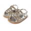 Rivet artificial leather sandals for baby girl, fashion baby sandals