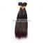 Wholesale straight #1 Color Virgin Brizalian straight hair