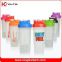 600ml plastic protein shaker bottle with blender ball inside(KL-7010)