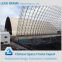 Windproof Light Weight Steel Space Frame Prefab Coal Storage Shed