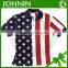 2015 fashion china made couple design high Quality bulk blank custom american flag T-shirt
