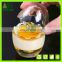 Special unique design egg shaped pudding bottle/glass jar for pudding