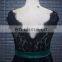 Wholesale V Neckline Cap Sleeve Two Tone Fat Women Patterns Of Lace Evening Dress