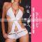 Factory Price Women Hot Sexy White Halter Teddy Lingerie