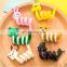 promotion high quality cute soft pvc long animal shaped headphones cable bobbin winder
