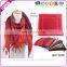 TOROS BSCI Approval fashion women printed triangular cotton square scarf
