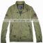 mens spring slim fit handsome military style embroidery bomber jacket