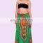 Indian 2017 Womens African Dashiki Printed Long Full Maxi Dress Elastic Waist Skirt Cotton