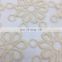OLFPY310 Lightsome flower cotton with nylon organza embroidery lace fabric