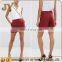 New Design A-line Shorts Wine Shorts for Women Side Pockets Hot Shorts For Summer