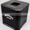 Black Colored Plastic Ice Bucket for beer/vodka/wine bottle