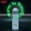 2018 SUNJET New Product Hot Sale Joyful Promotion Gift Messgae Present LED Mini Fan Made In China Factory