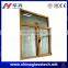 Casement Flat open Wood grain color pivot window