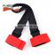 Popular colored hook and loop ski tie holder and ski strap for carry ski pole