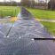 high strength HDPE temporary road mat non-slip UHMW-PE ground protection mat
