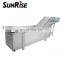 Stainless steel industrial vegetable and fruit washing machine