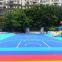 Easy Assembled PP Sports Floor Interlocking Floor for Outdoor Basketball Court